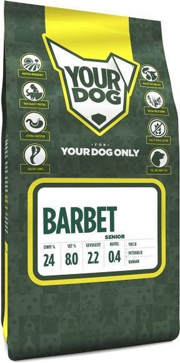 Yourdog Senior 3 kg barbet hondenvoer