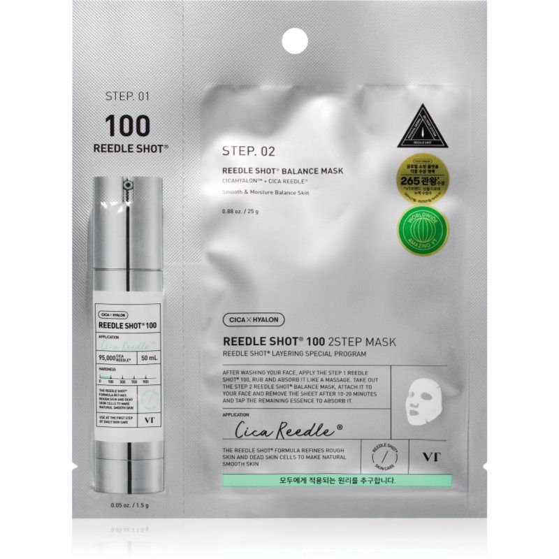 VT Cosmetics Reedle Shot 100 2-Step Mask