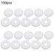 Icecat 100 Pcs. Cache-vis en plastique à charnière - blanc