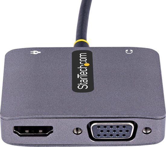 StarTech USB-C to HDMI/VGA Adapter - 4K - 122-USBC-HDMI-4K-VGA