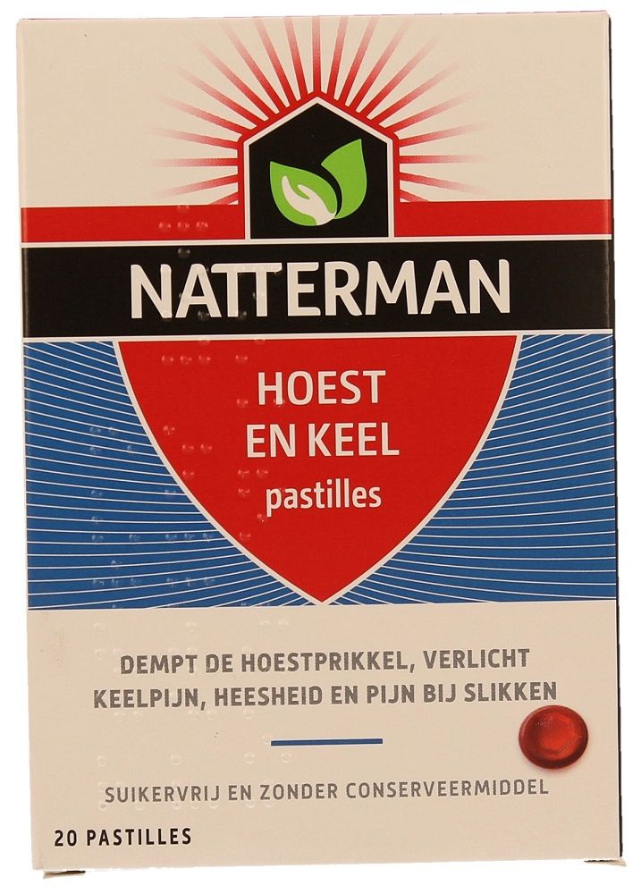 Natterman Hoest en Keel Pastilles - 8713304951689