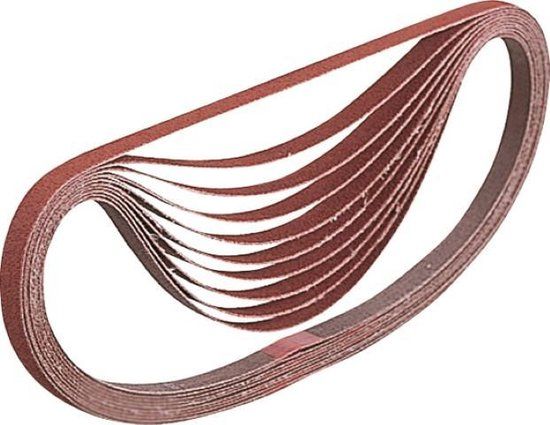 Makita P-43343 Schuurband red - 80 grit - 1.3cm x 53.3cm - 5 stuks