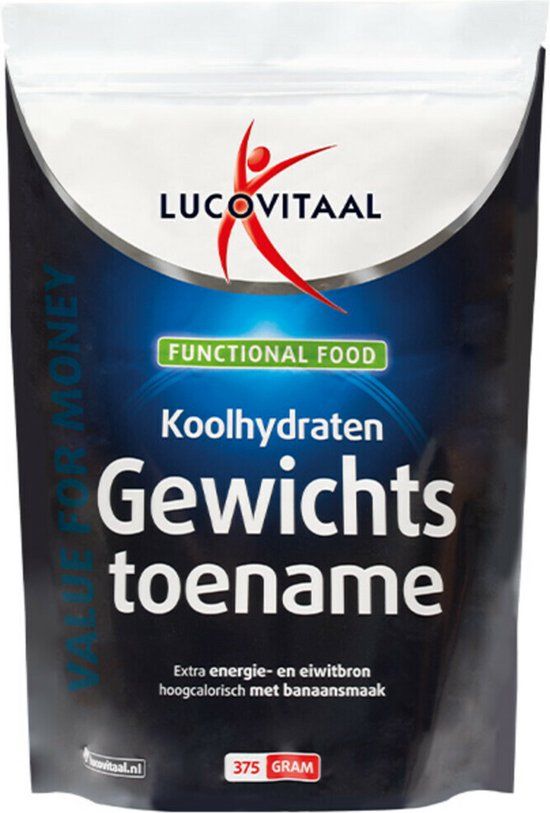 Lucovitaal Gewichtstoename Functional Food Banaan 375 gr