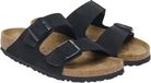 Birkenstock Arizona Slippers Senior Zwart Unisex Suède Kurk Rubber Leer