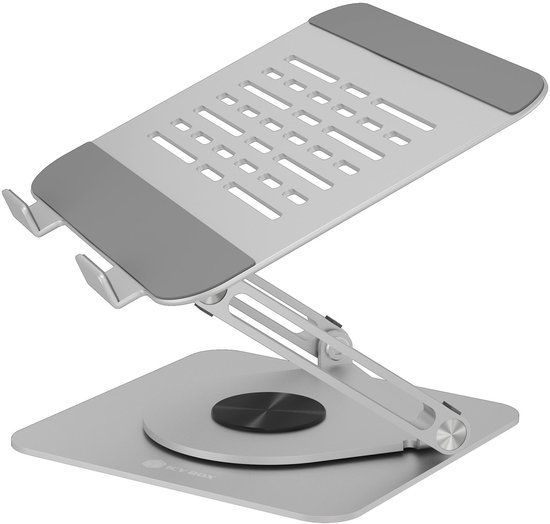ICY BOX IB-NH300-R Laptopstandaard Draaibaar, In hoogte verstelbaar, Kantelbaar