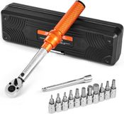 VEVOR Clé dynamométrique 1/4 pouce 2,3-22,6 Nm Orange avec perceuse