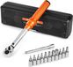 VEVOR Clé dynamométrique 1/4 pouce 2,3-22,6 Nm Orange avec perceuse