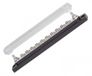 Blue Navico Group BSS Busbar 1/4" + Cover 20-Voudig Black / Silver Polyester