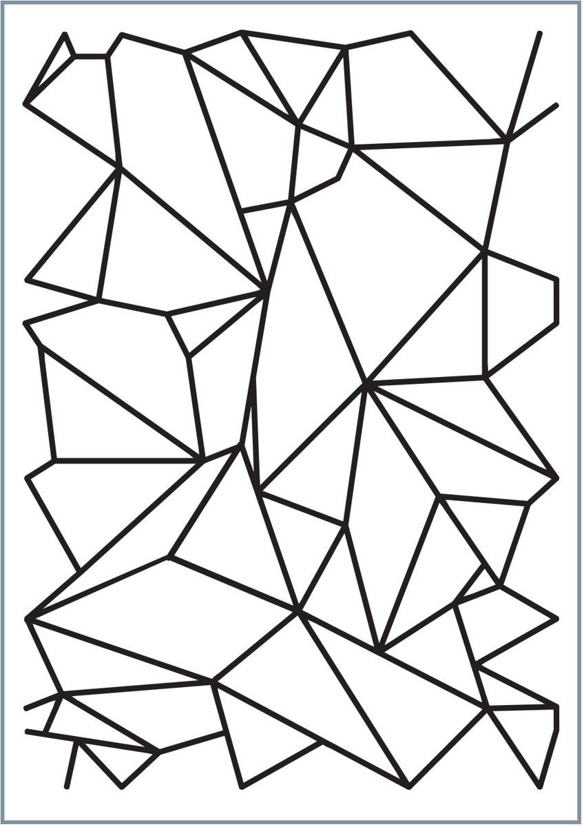Vaessen Creative Love It embossing folder A6 graphic lines