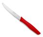 Arcos Serie Nova - tafelmes tafelmes - lemmet nitrum roestvrij staal 110 mm - handgreep polypropyleen kleur rood