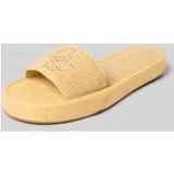 GUESS TEXTURED RAFFIA SANDAL