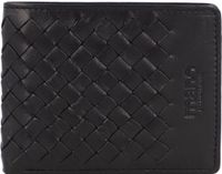 mano Don Luca Portemonnee Leer 10,5 cm - Mannen - Horizontaal - Zwart