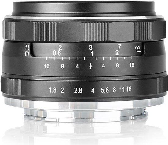 Meike 25mm F1.8 - Fujifilm X - Zwart