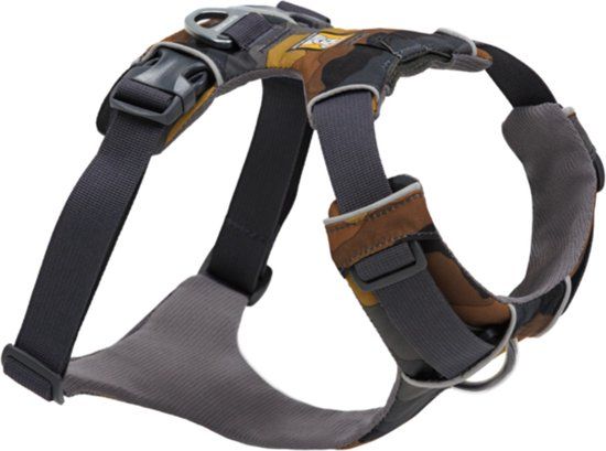 Ruffwear Front Range Harnass Bruin&Camouflage - Hondentuig - S