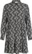 VILA VIEVE L/S DRESS Dames Mini Jurk Black
