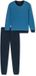 Uncover by Schiesser Schiesser Uncover Heren Pyjamaset Lange Mouw Blauw XL