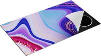 Chefcare Inductie Beschermer Abstracte Kunst - Multicolor - 90x55 cm