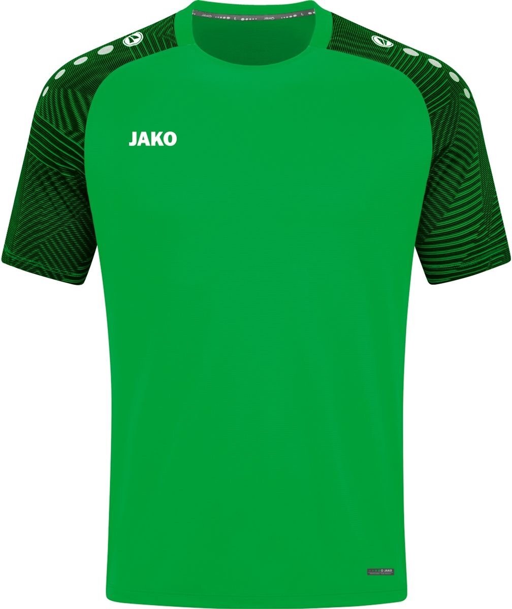 JAKO Performance T-Shirt Heren - Zachtgroen / Zwart | Maat: 4XL