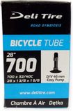 Deli Tire Binnenband 28 inch DV17 37/42-622 45mm Zwart