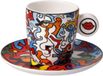 Goebel - Billy The Artist | Tasse et soucoupe Espresso Evolution of Love I | Porcelaine - 12cm - 100ml