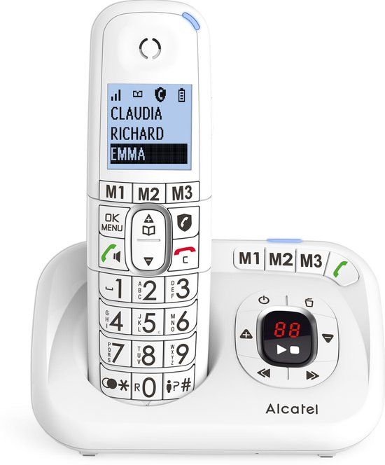 Alcatel XL785 Voice - Draadloze Dect Huistelefoon - Wit