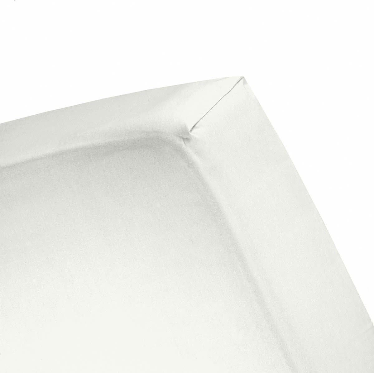 Cinderella jersey hoeslaken - 2-persoons (140x200 cm) - Ivory