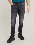 G-Star 3301 Slim Heren Jeans Faded Black Magnet W28 x L34