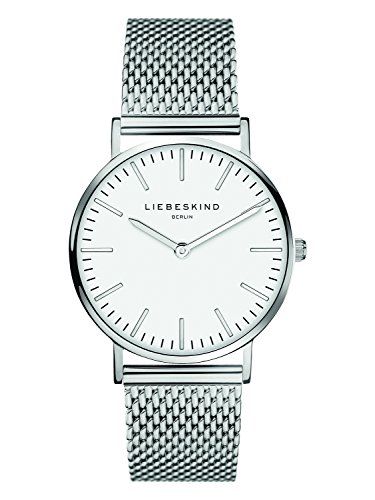 Liebeskind Berlin New Case Mesh Dames Horloge Zilver-Wit