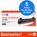 print24 Toner pour Brother TN1050, compatible avec Brother DCP 1510, HL 1110, MFC 1810, etc., 5 pièces