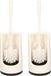 Brumag 2x brosse WC avec nettoyeur de bord, support inclus, blanc, 41 cm - Garniture de toilette
