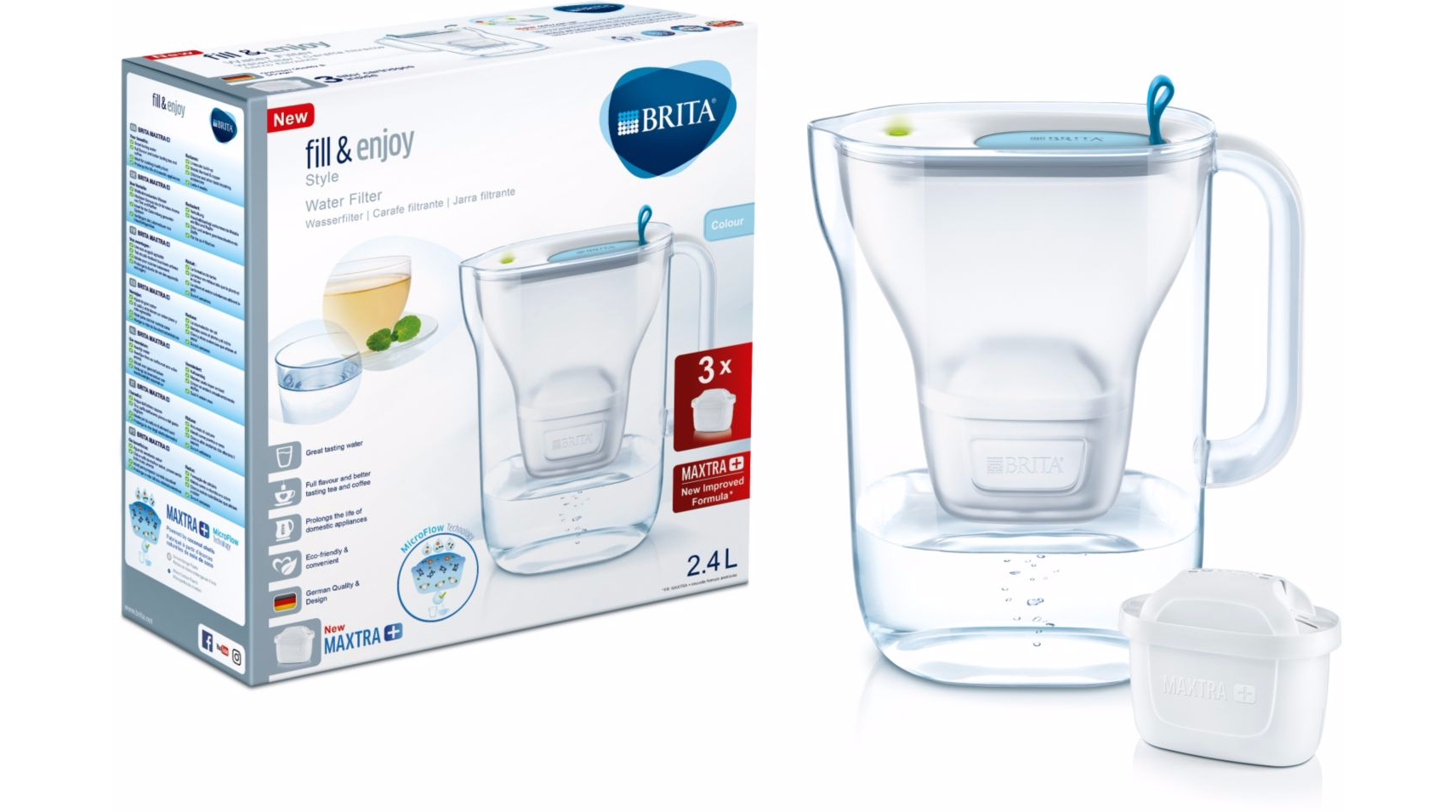 Brita 1025892 blauw, transparant