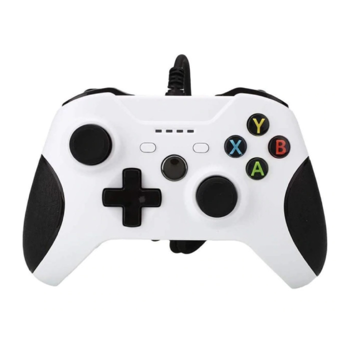 Stuff Certified Gaming Controller voor Xbox One / PC - Gamepad met Vibratie Wit
