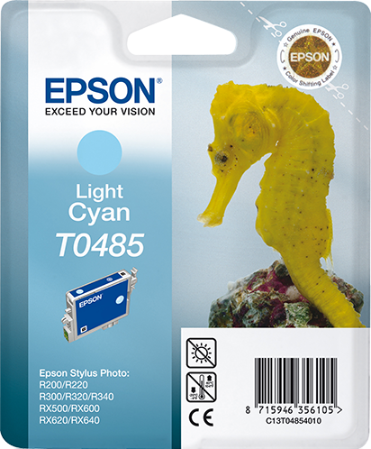 Epson Seahorse inktpatroon Light Cyan T0485 - 13ml - C13T04854010