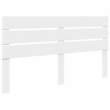 vidaXL - Hoofdbord - Wit - Bewerkt - hout