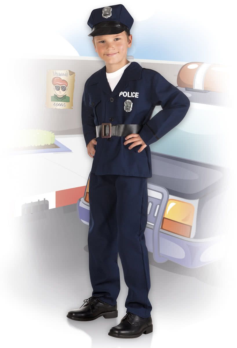 Boland Kinderkostuum Police officer 4-6 jaar