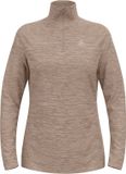 ODLO Women's MILLENNIUM ELEMENT Half-Zip Long-Sleeve Mid Layer Top - Cinder Melange - S