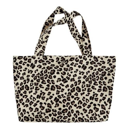 MSCH Copenhagen shopper met panterprint MSCHSage beige