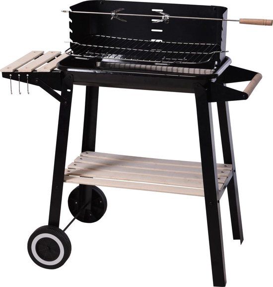 ProGarden Houtskoolbarbecue - 86.5 cm - Zwart