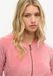 Superdry Dames Geborduurde Velours Baseballtop met Rits - Manila Blush Pink - UK12-EU40