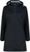 CMP Dames Parka met Rits en Capuchon - Antraciet/Opale - Polyester - Maat 34