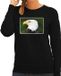 Bellatio Decorations Shoppartners Bv Dieren sweater arenden foto - zwart - dames - roofvogel/ zeearend vogel cadeau trui - kleding / sweat shirt L