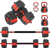 SPORTNOW Halterstang Set-Kunststof, zand-125L x 18B x 18H cm-Rood