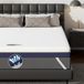 Surmatelas 90x200 cm Gel-schuim H2/H3 Lavable