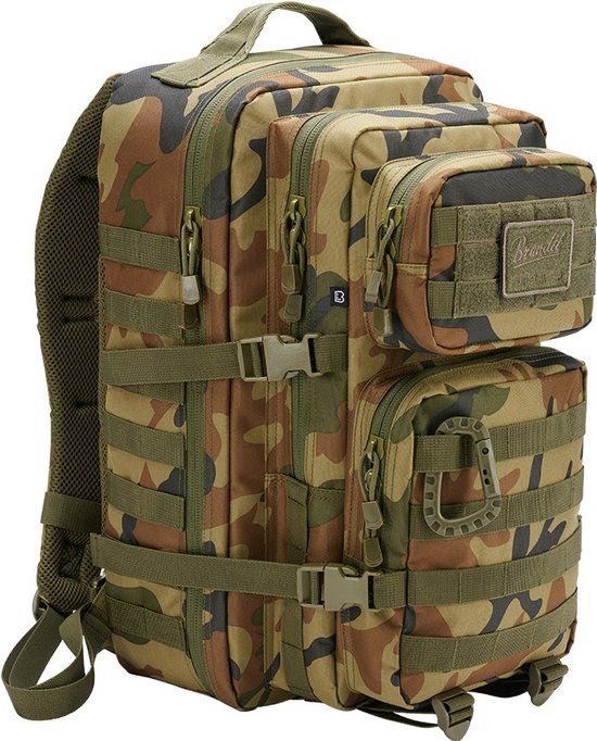 Brandit US Assault Pack Large Rugzak Woodland Polyester