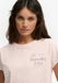 Superdry Luxe Casual Classic T-shirt Dames Chalk Pink Maat 6