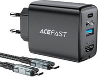 Acefast A17 65W USB-C Oplader Zwart