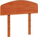 vidaXL Hoofdbord - 100 cm - Massief Grenenhout - Wasbruin