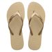 Havaianas - Fantasia, Tongs Confortables, Durables et Élégantes, Lanières Métallisées avec Croisement sur le Côté, Femme, Sand Grey, 37/38 EU