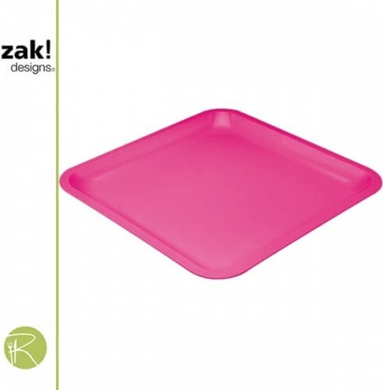 Zak!Designs Seaside Dinerbord - vierkant - 26 x 26 cm