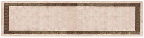 vidaXL Tapis MARSA Beige et Noir 100 x 400 cm